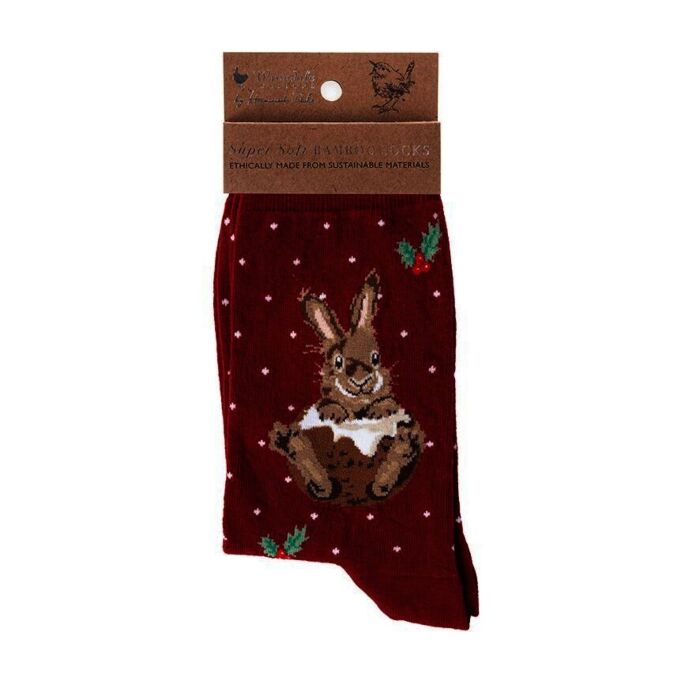 Wrendale Designs Little Pudding Rabbit Socks